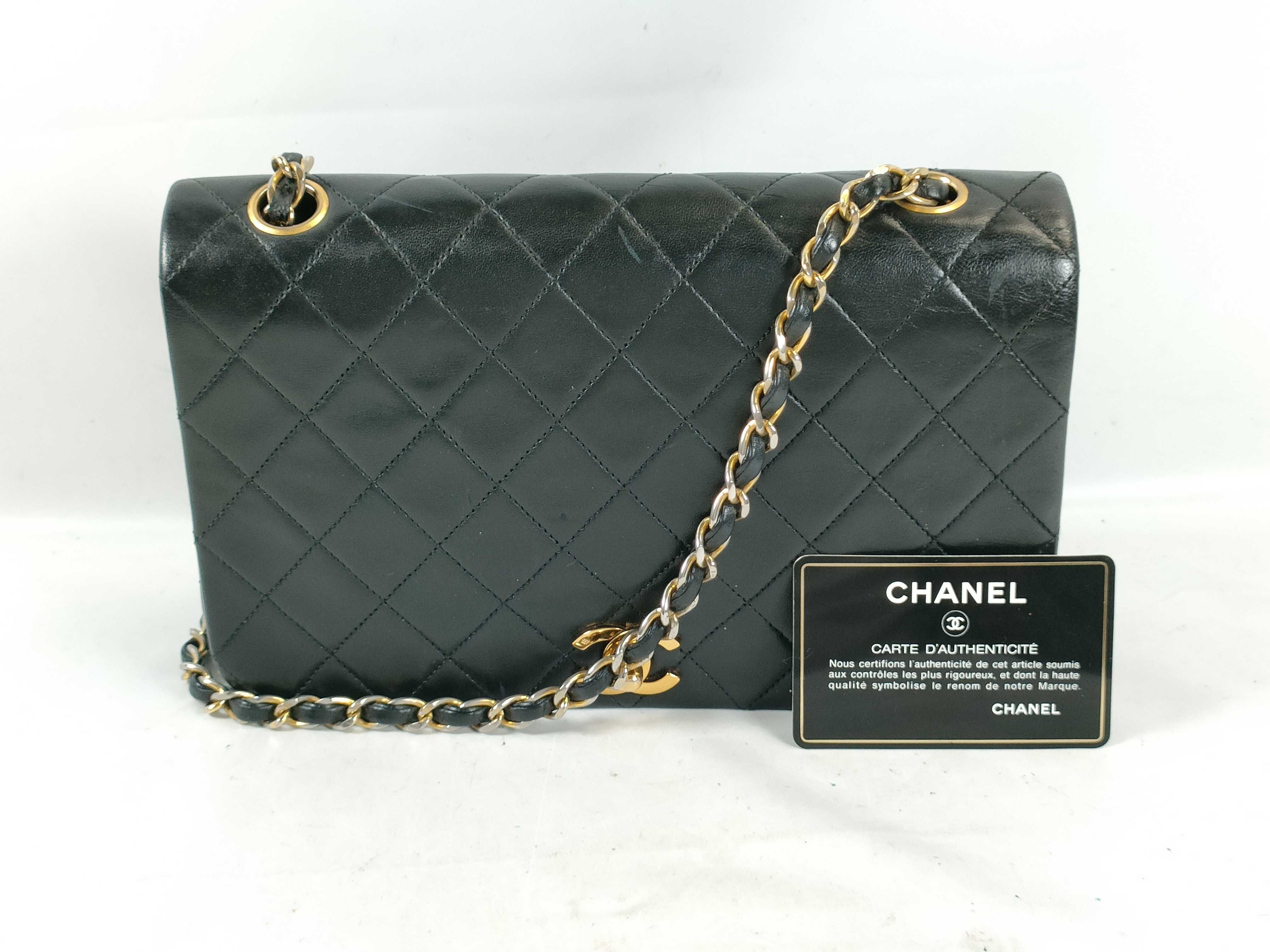 Lambskin Quilted S Flap